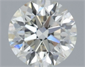 Diamante Natural 0.52 quilates, Redondo , Color J, claridad VVS1 y certificado GIA