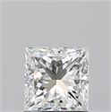 Natural Diamond 1.01 Carats, Princess with  Cut, H Color, VS1 Clarity and Certified by GIA