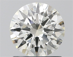 Picture of Natural Diamond 1.00 Carats, Round with Excellent Cut, G Color, SI1 Clarity and Certified by IGI