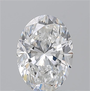 Picture of Natural Diamond 0.90 Carats, Oval with  Cut, E Color, VS2 Clarity and Certified by GIA