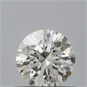 Diamante Natural 0.50 quilates, Redondo , Color H, claridad IF y certificado IGI