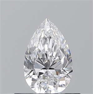 Picture of Natural Diamond 0.50 Carats, Pear with  Cut, D Color, VS1 Clarity and Certified by GIA