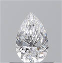Natural Diamond 0.50 Carats, Pear with  Cut, D Color, VS1 Clarity and Certified by GIA