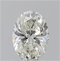 Natural Diamond 1.71 Carats, Oval with  Cut, J Color, VS2 Clarity and Certified by GIA