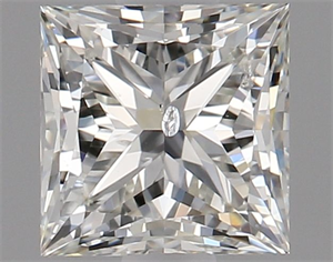 Picture of Natural Diamond 0.80 Carats, Princess with  Cut, J Color, I1 Clarity and Certified by GIA