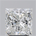 Diamante Natural 3.02 quilates, Princesa , Color H, claridad VVS1 y certificado GIA