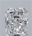 Natural Diamond 0.34 Carats, Radiant with  Cut, E Color, VVS1 Clarity and Certified by GIA