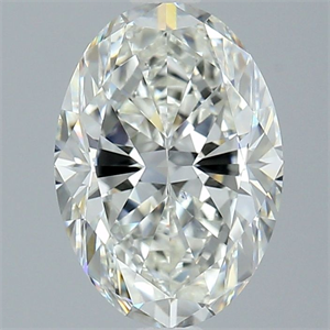 Foto Diamante Natural 2.01 quilates, Ovalado , Color H, claridad SI1 y certificado GIA de
