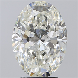 Picture of Natural Diamond 3.01 Carats, Oval with  Cut, I Color, VVS2 Clarity and Certified by GIA