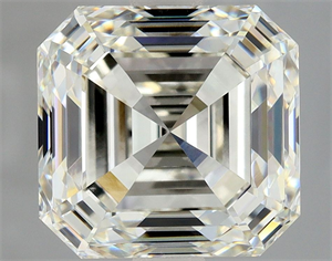 Picture of Natural Diamond 2.50 Carats, Asscher with  Cut, K Color, VS1 Clarity and Certified by GIA