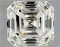 Natural Diamond 2.50 Carats, Asscher with  Cut, K Color, VS1 Clarity and Certified by GIA