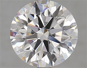 Picture of Lab Grown Diamond 2.75 Carats, Round with Ideal Cut, D Color, FL Clarity and Certified by IGI
