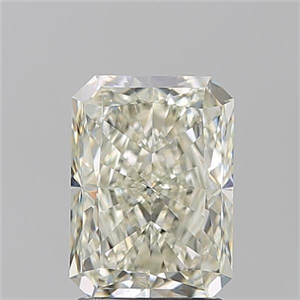 Picture of Natural Diamond 2.22 Carats, Radiant with  Cut, L Color, VS2 Clarity and Certified by GIA