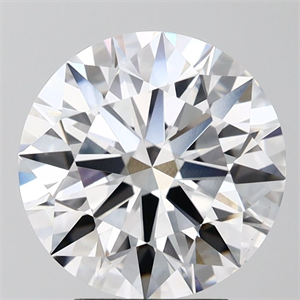Picture of Lab Grown Diamond 3.76 Carats, Round with Ideal Cut, D Color, VS1 Clarity and Certified by IGI