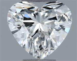 Picture of Natural Diamond 0.30 Carats, Heart with  Cut, F Color, VS1 Clarity and Certified by GIA