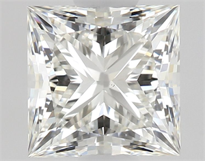 Picture of Natural Diamond 0.73 Carats, Princess with  Cut, I Color, VS2 Clarity and Certified by GIA