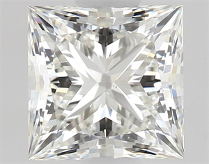 Picture of Natural Diamond 0.73 Carats, Princess with  Cut, I Color, VS2 Clarity and Certified by GIA