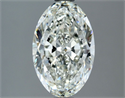 Diamante Natural 2.01 quilates, Ovalado , Color J, claridad VVS1 y certificado GIA
