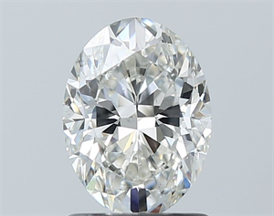 Picture of Natural Diamond 1.21 Carats, Oval with  Cut, G Color, VS2 Clarity and Certified by GIA