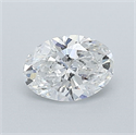 Diamante Natural 0.52 quilates, Ovalado , Color F, claridad SI1 y certificado GIA
