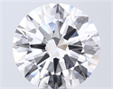 Lab Grown Diamond 8.02 Carats, Round with Excellent Cut, F Color, VVS2 Clarity and Certified by IGI