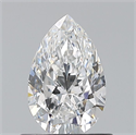 Diamante Natural 0.70 quilates, De pera , Color D, claridad VVS1 y certificado GIA