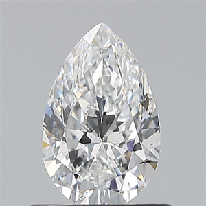 Foto Diamante Natural 0.70 quilates, De pera , Color D, claridad VVS1 y certificado GIA de