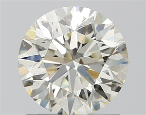 Picture of Natural Diamond 1.20 Carats, Round with Very Good Cut, J Color, SI1 Clarity and Certified by IGI