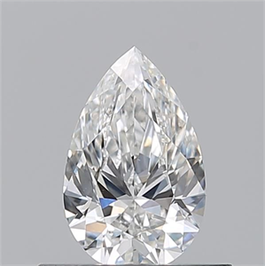 Picture of Natural Diamond 0.50 Carats, Pear with  Cut, F Color, VS2 Clarity and Certified by GIA