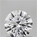 Lab Grown Diamond 0.91 Carats, Round with Ideal Cut, D Color, VS1 Clarity and Certified by IGI