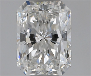 Picture of Natural Diamond 0.70 Carats, Radiant with  Cut, F Color, SI1 Clarity and Certified by GIA