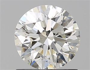 Foto Diamante Natural 1.00 quilates, Redondo , Color J, claridad SI1 y certificado GIA de