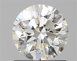 Foto Diamante Natural 1.00 quilates, Redondo , Color J, claridad SI1 y certificado GIA de