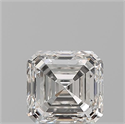 Natural Diamond 1.83 Carats, Asscher with  Cut, J Color, SI1 Clarity and Certified by GIA