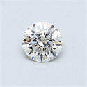 Natural Diamond 0.45 Carats, Round with Very Good Cut, E Color, VS1 Clarity and Certified by GIA