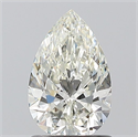 Natural Diamond 1.01 Carats, Pear with  Cut, H Color, VVS2 Clarity and Certified by IGI