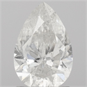 Natural Diamond 1.54 Carats, Pear with  Cut, G Color, I1 Clarity and Certified by IGI