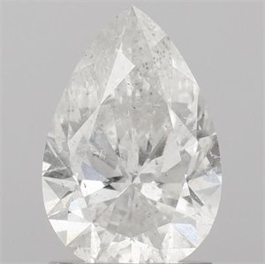 Picture of Natural Diamond 1.54 Carats, Pear with  Cut, G Color, I1 Clarity and Certified by IGI