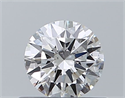Natural Diamond 0.50 Carats, Round with Excellent Cut, F Color, SI1 Clarity and Certified by GIA