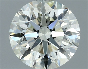Picture of Natural Diamond 1.31 Carats, Round with Excellent Cut, J Color, IF Clarity and Certified by IGI
