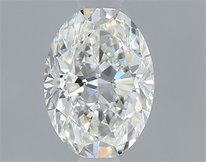 Picture of Natural Diamond 0.50 Carats, Oval with  Cut, H Color, VS2 Clarity and Certified by GIA