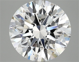 Picture of Lab Grown Diamond 5.08 Carats, Round with Excellent Cut, E Color, VS1 Clarity and Certified by IGI