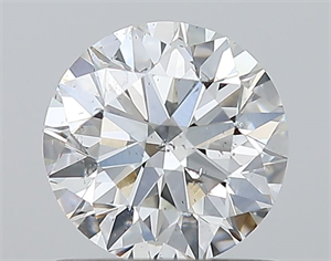 Picture of Natural Diamond 0.90 Carats, Round with Excellent Cut, G Color, SI2 Clarity and Certified by GIA