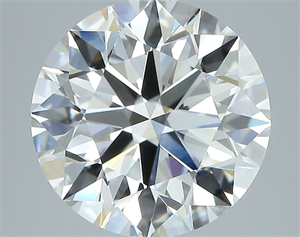 Picture of Natural Diamond 2.20 Carats, Round with Excellent Cut, F Color, VVS2 Clarity and Certified by GIA