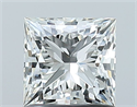 Natural Diamond 1.00 Carats, Princess with  Cut, I Color, VS2 Clarity and Certified by GIA