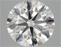 Lab Grown Diamond 5.51 Carats, Round with Excellent Cut, G Color, VVS2 Clarity and Certified by IGI