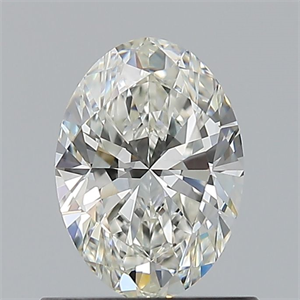 Picture of Natural Diamond 0.71 Carats, Oval with  Cut, H Color, IF Clarity and Certified by GIA