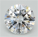 Del inventario de diamantes de laboratorio, 2.94 quilates, Redondo , Color D, claridad IF y certificado GIA