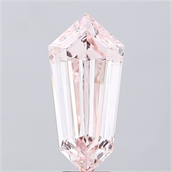 Picture of Lab Grown Diamond 5.03 Carats, HEXAGONAL with  Cut, Fancy Intense Pink Color, VS1 Clarity and Certified by IGI