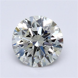 Picture of Natural Diamond 1.03 Carats, Round with Excellent Cut, J Color, VVS1 Clarity and Certified by GIA